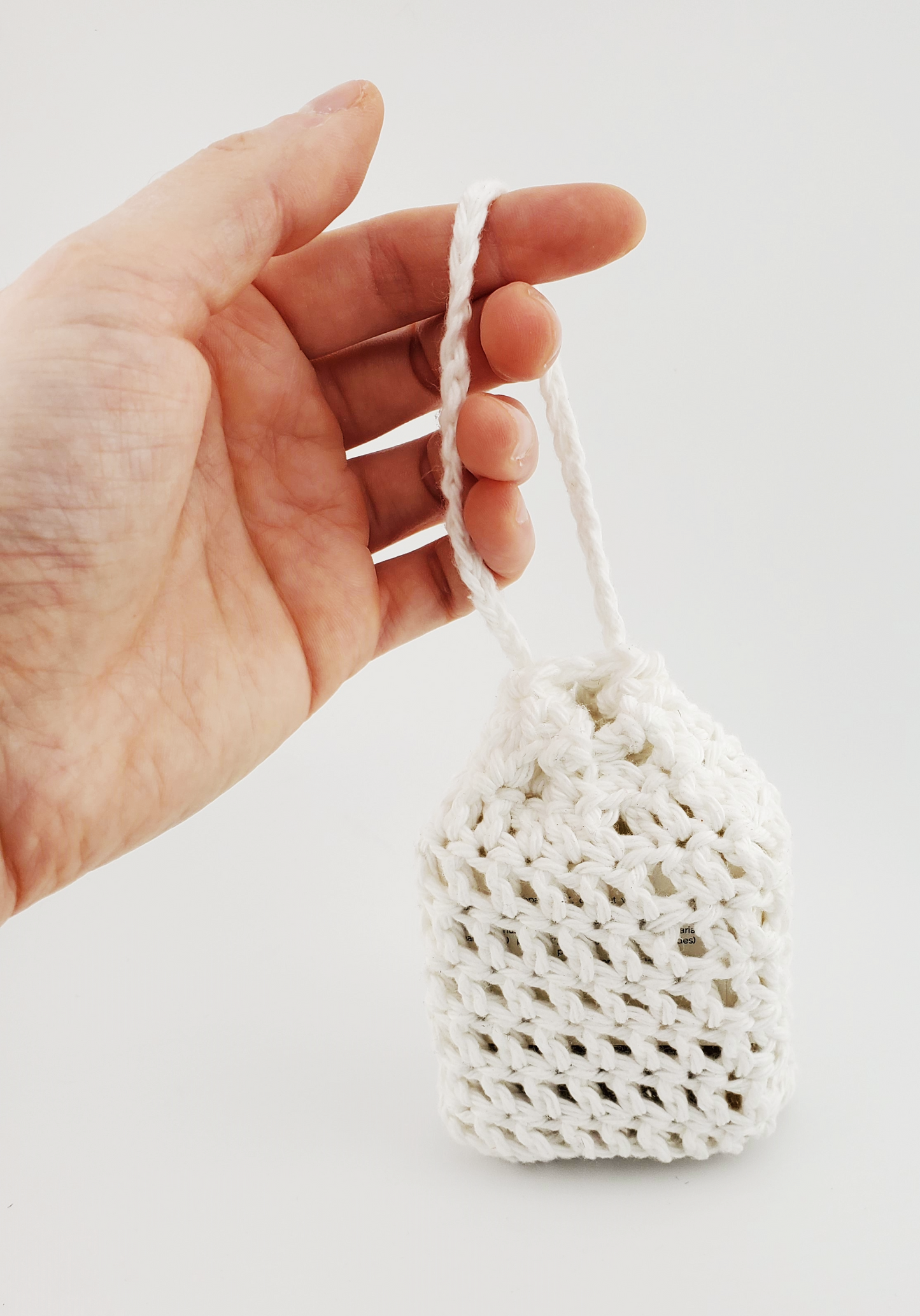 Soap Pouch Hanging with Hand reference