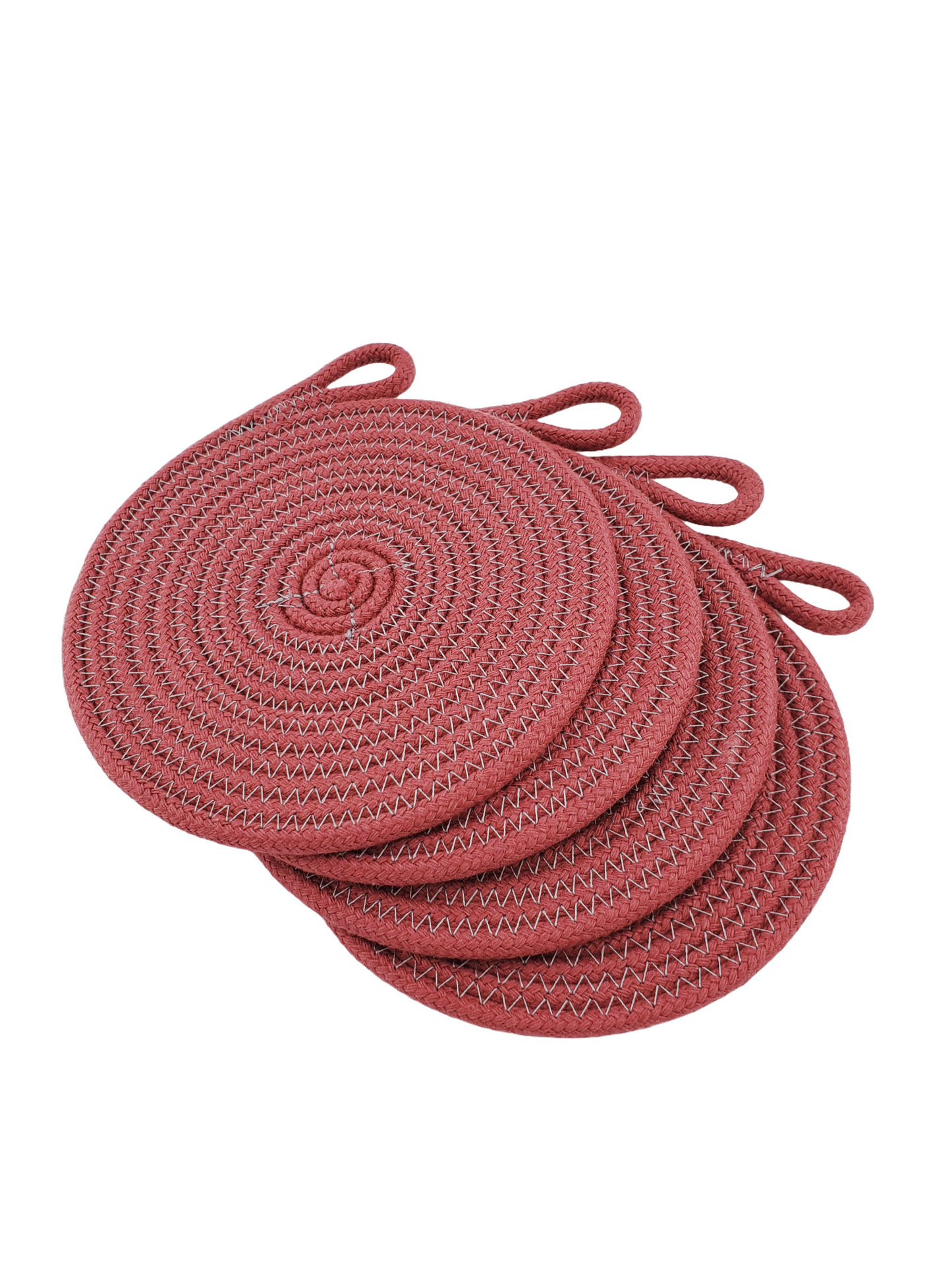 Red Coasters 4PC